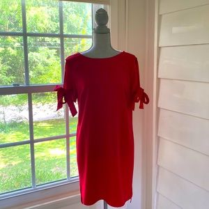 Amanda Uprichard Crepe Dress in Red